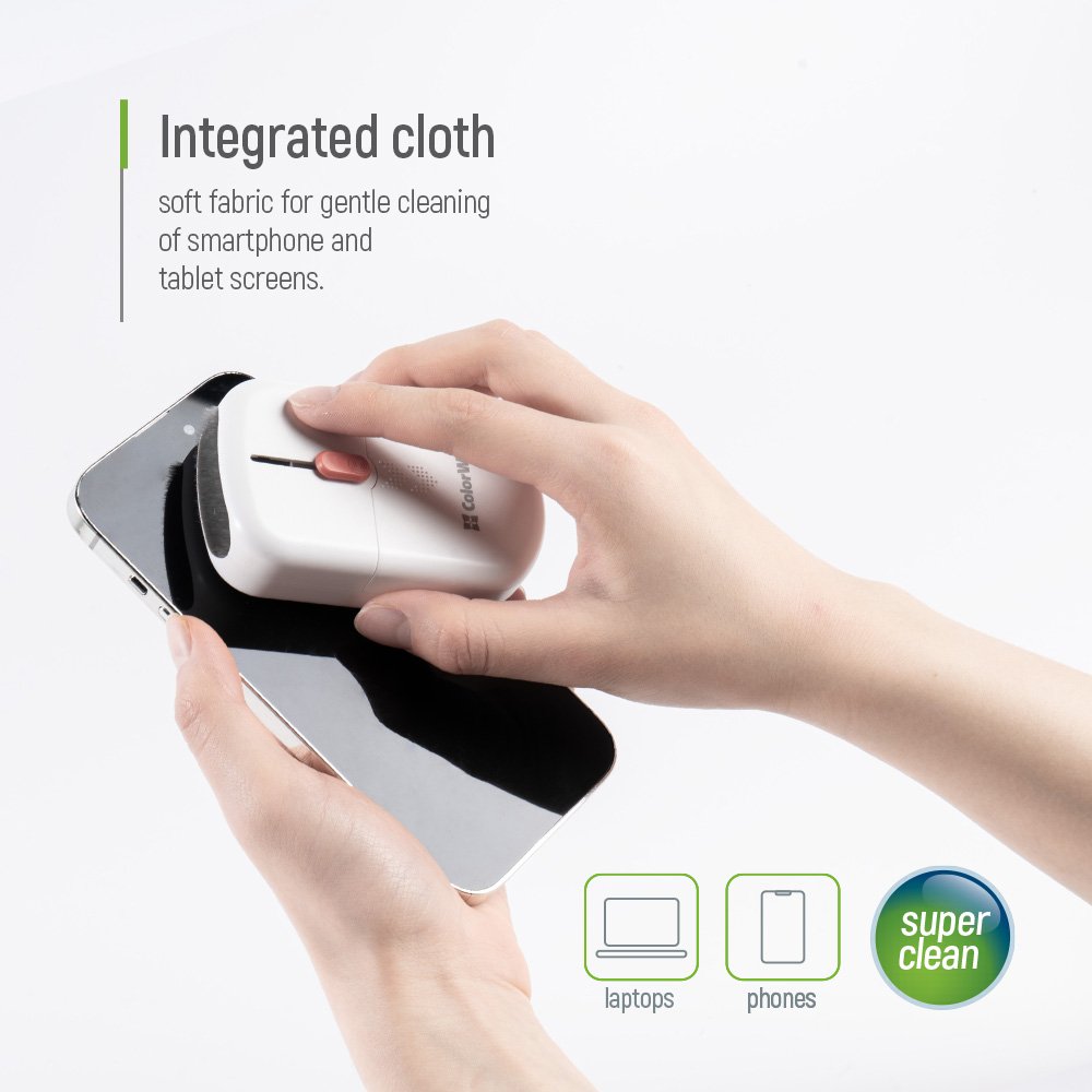 ColorWay 10-in-1 Reinigungsset für Elektronik | Für Kopfhörer, Tastatur, Display & Objektive | Mit Bürsten, Mikrofasertuch, SIM-Tool & Handyhalter