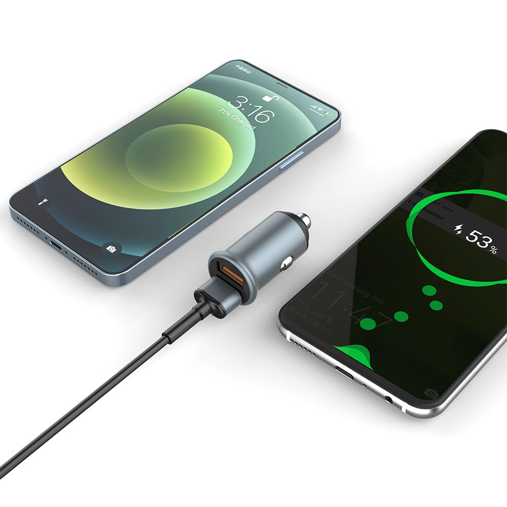 ColorWay Autoladegerät. Zigarettenanzünder. 36 W. 2 USB. Quick Charge 3.0. Auto-ID-Chip. Quick Charge 2.0 & 3.0