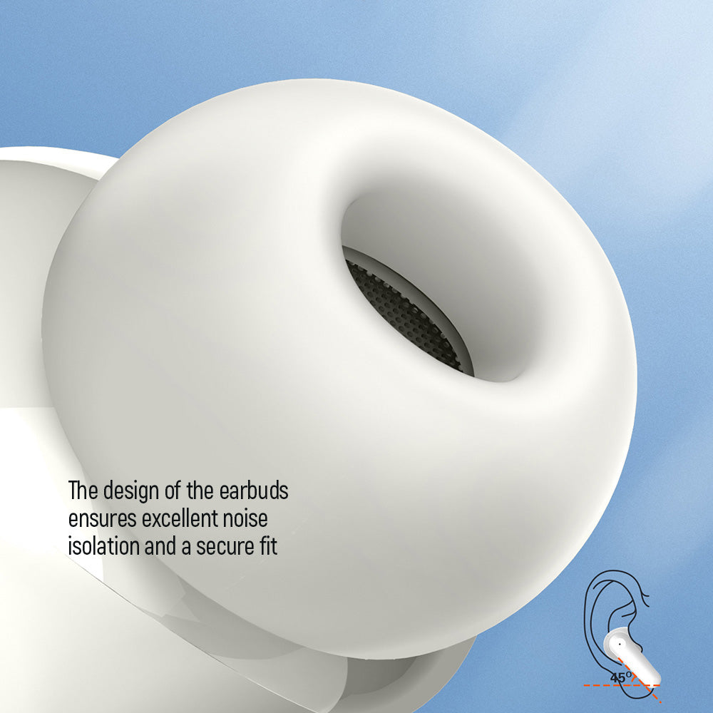 COLORWAY TWS-1 Bluetooth Kopfhörer, Kabellos, 20 Stunden Akkulaufzeit mit Ladecase, Bluetooth 5.3, Beige