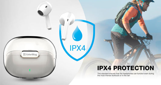COLORWAY TWS-2 Bluetooth V5.3 Kopfhörer, Kabellos, 20 Stunden Akkulaufzeit mit Ladecase, Touch-Steuerung, Weiß