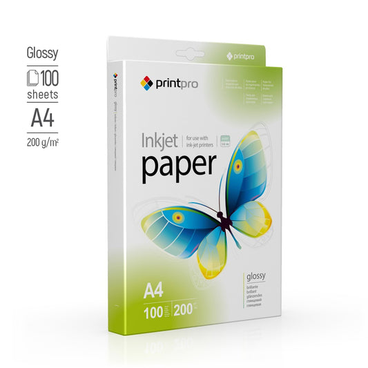 Fotopapier PrintPro von ColorWay glänzend 200g/m² A4 100 Blatt