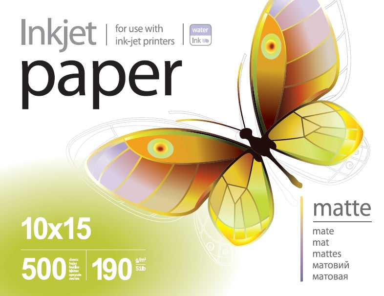 ColorWay Fotopapier PrintPro matt 190g/m², 10x15, 500 Blatt