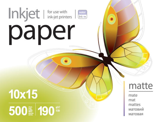ColorWay Fotopapier PrintPro matt 190g/m², 10x15, 500 Blatt
