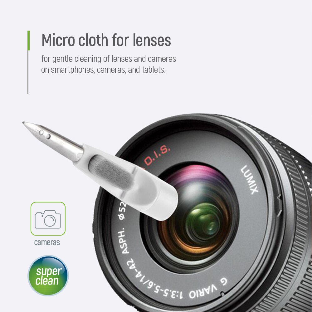 ColorWay 10-in-1 Reinigungsset für Elektronik | Für Kopfhörer, Tastatur, Display & Objektive | Mit Bürsten, Mikrofasertuch, SIM-Tool & Handyhalter