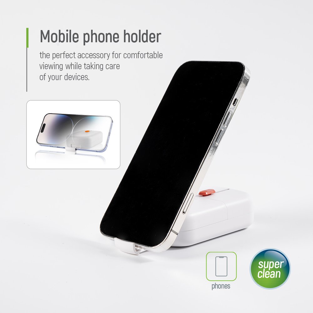 ColorWay 10-in-1 Reinigungsset für Elektronik | Für Kopfhörer, Tastatur, Display & Objektive | Mit Bürsten, Mikrofasertuch, SIM-Tool & Handyhalter