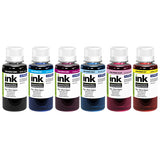 ColorWay Tinten-Set für Epson EW810 EcoTank & Stylus Photo – Dye-Based, 6x100ml (BK/C/LC/LM/M/Y), kompatibel mit 108 Tinten (CW-EW810SET01)