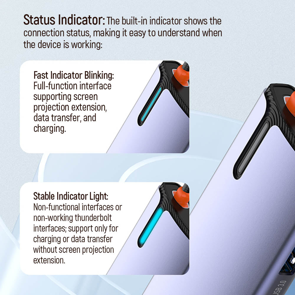 ColorWay USB-C Dockingstation 6-in-1, Hub, 100W Power Delivery, 5 Gbps, 4X USB-A, 1x USB-C, Ethernet, Grau