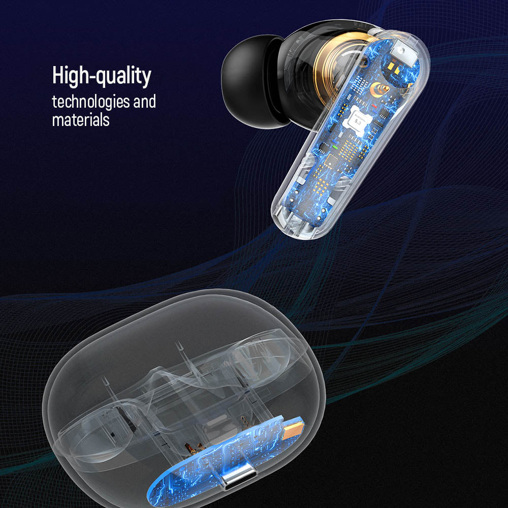 COLORWAY TWS-1 Bluetooth Kopfhörer, Kabellos, 20 Stunden Akkulaufzeit mit Ladecase, Bluetooth 5.3, Schwarz