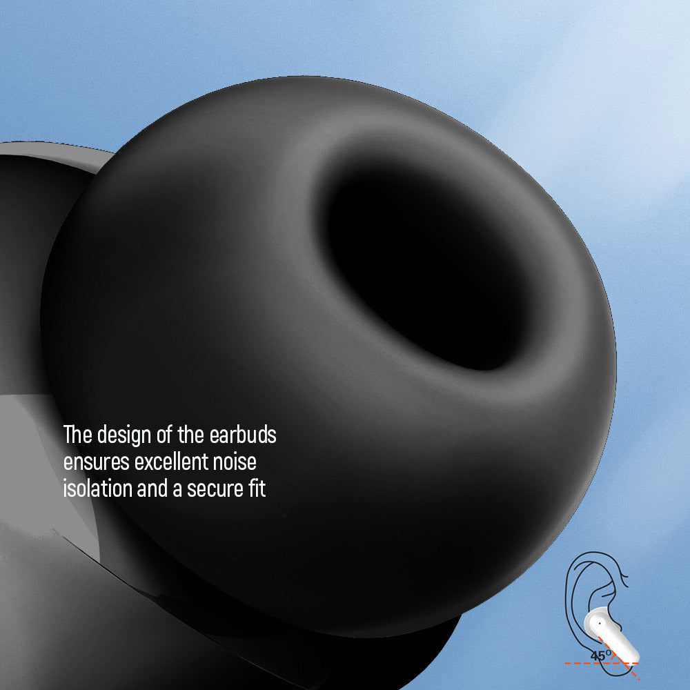 COLORWAY TWS-1 Bluetooth Kopfhörer, Kabellos, 20 Stunden Akkulaufzeit mit Ladecase, Bluetooth 5.3, Schwarz