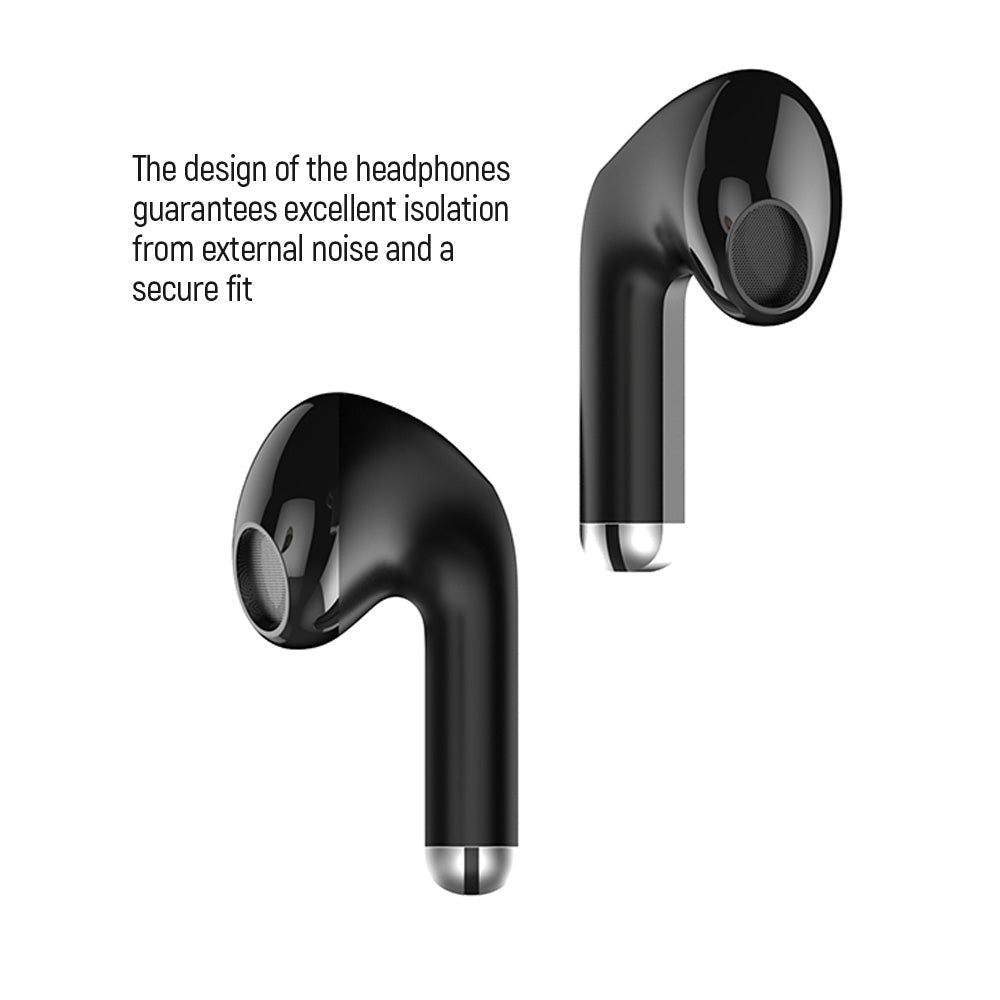 COLORWAY TWS-2 Bluetooth V5.3 Kopfhörer, Kabellos, 20 Stunden Akkulaufzeit mit Ladecase, Touch-Steuerung, Schwarz