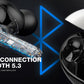 ColorWay TWS-3 Kabellose Bluetooth 5.3 In-Ear Kopfhörer – Schwarz | 20 Std. Spielzeit, Touch-Steuerung, IPX4