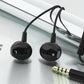 ColorWay In-Ear Kopfhörer WD01, 3,5 mm Klinke, Eingebautes Mikrofon, Kabelsteuerung, Schwarz