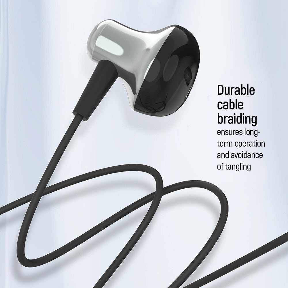 ColorWay In-Ear Kopfhörer WD01, 3,5 mm Klinke, Eingebautes Mikrofon, Kabelsteuerung, Schwarz