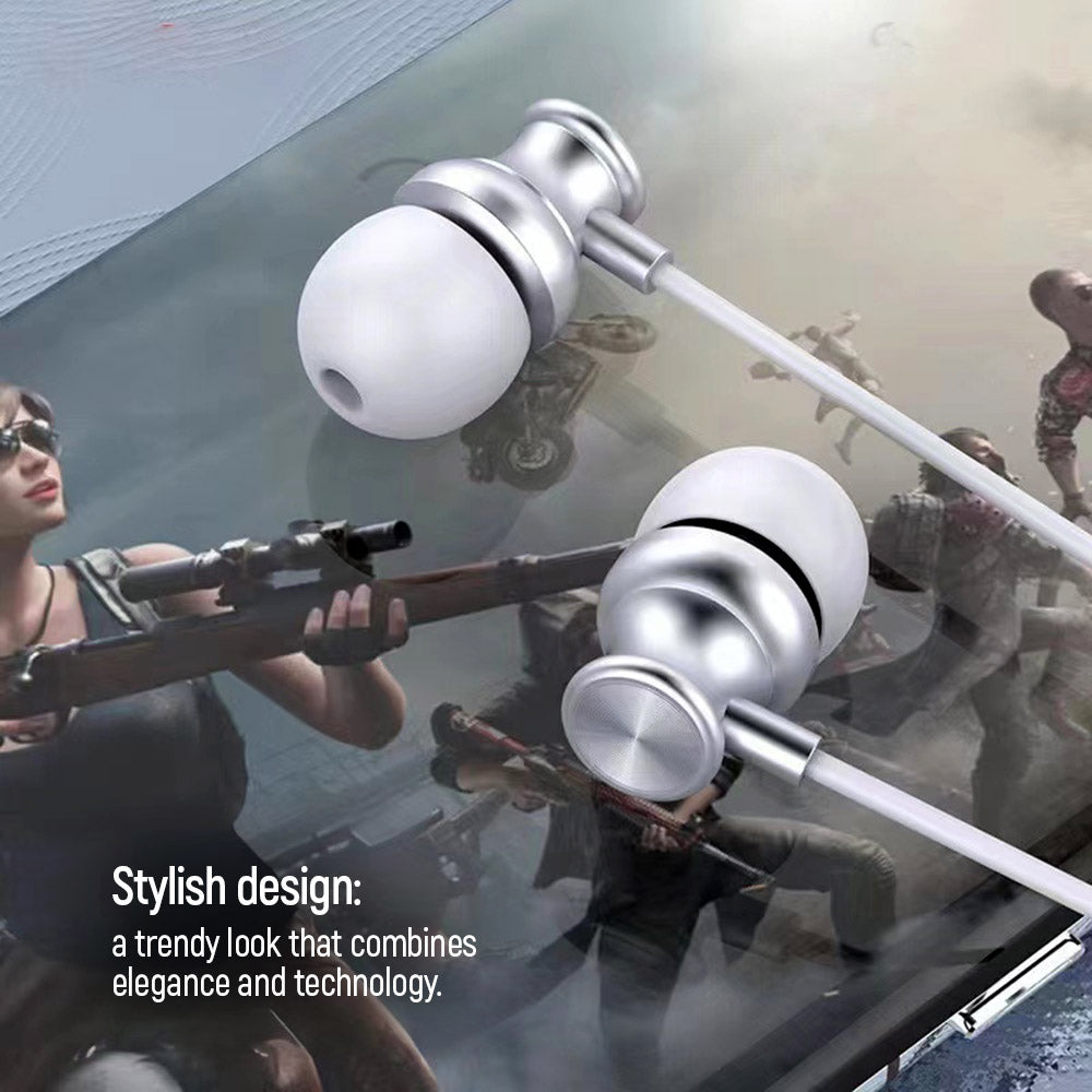 ColorWay UrbanBeat Kabelgebundene Kopfhörer – 3,5mm Klinke, Hochwertiger Sound & Mikrofon, Weiß