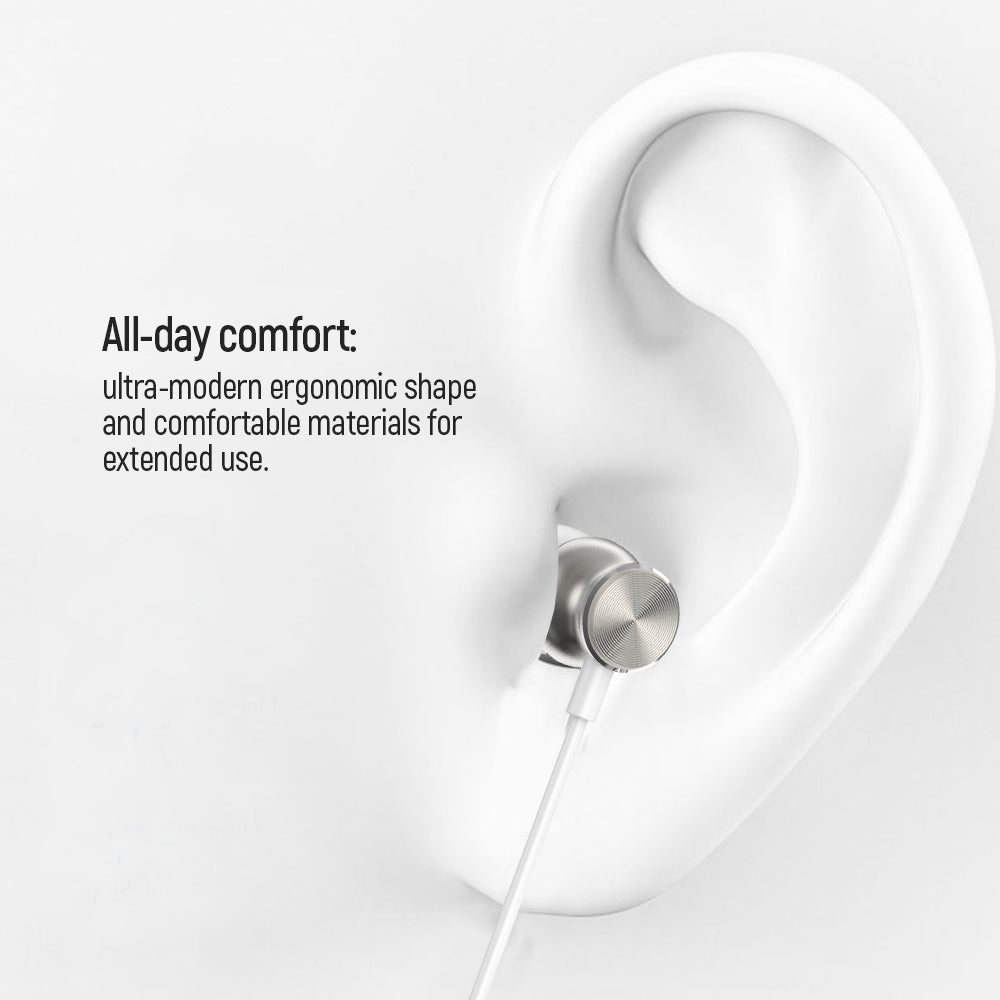 ColorWay UrbanBeat Kabelgebundene Kopfhörer – 3,5mm Klinke, Hochwertiger Sound & Mikrofon, Weiß