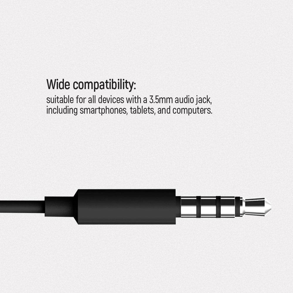 ColorWay Kopfhörer 3,5 mm Kabelgebundene Ohrhörer Sound Wave Schwarz