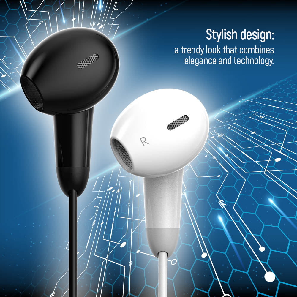 ColorWay Kopfhörer 3,5 mm Kabelgebundene Ohrhörer Sound Wave Schwarz