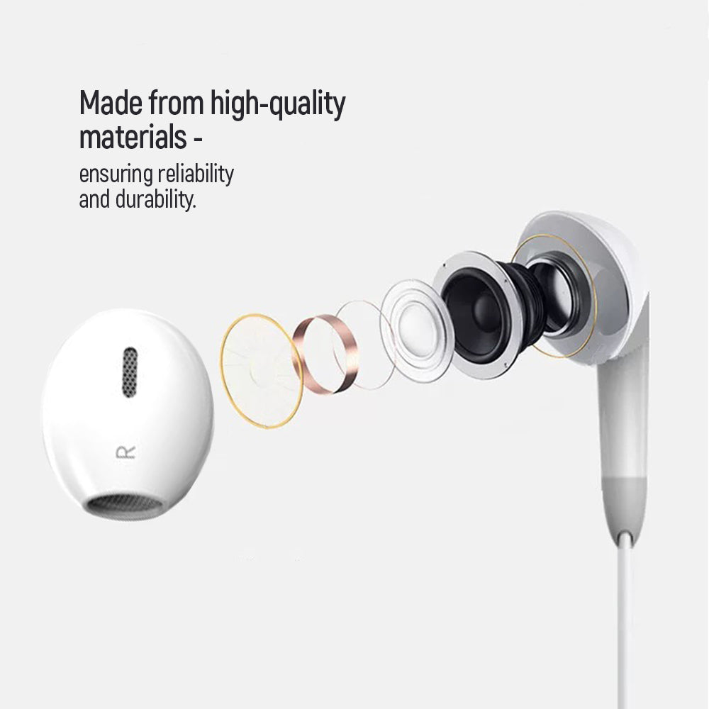 ColorWay Kopfhörer 3,5 mm Kabelgebundene Ohrhörer Sound Wave Weiß