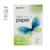 Fotopapier PrintPro by ColorWay glänzend, glossy, 180g/m², A3, 100 Blatt