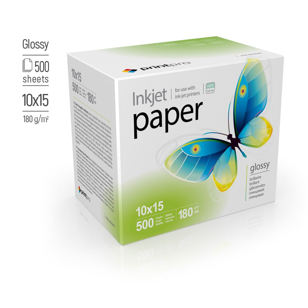 Fotopapier Print Pro von ColorWay glänzend 180g/m2/ 10x15/ 500 Blatt