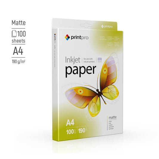ColorWay Fotopapier PrintPro matt 190g/m², A4, 100 Blatt